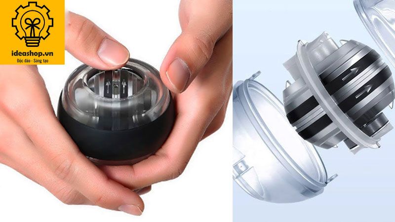 BANH TẬP CỔ TAY POWER BALL - LOẠI CÓ ĐÈN (GYROSCOPIC WRIST AND FOREARM EXERCISER)