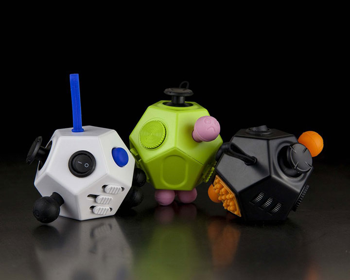 Khối Táy máy 12 mặt - Phiên bản nâng cấp (New Upgraded version Magic Fidget Cube)