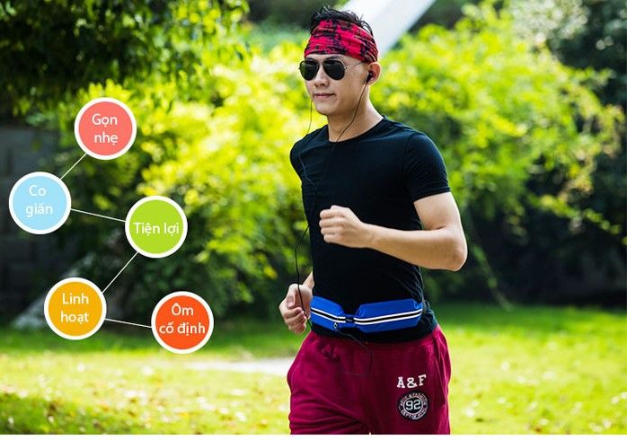 TÚI THẮT LƯNG THỂ THAO (EXERCISE BELT BAG)