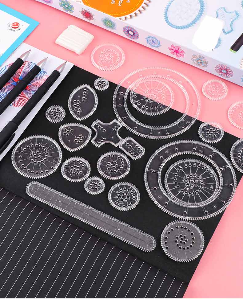 thước vẽ sáng tạo spirograph