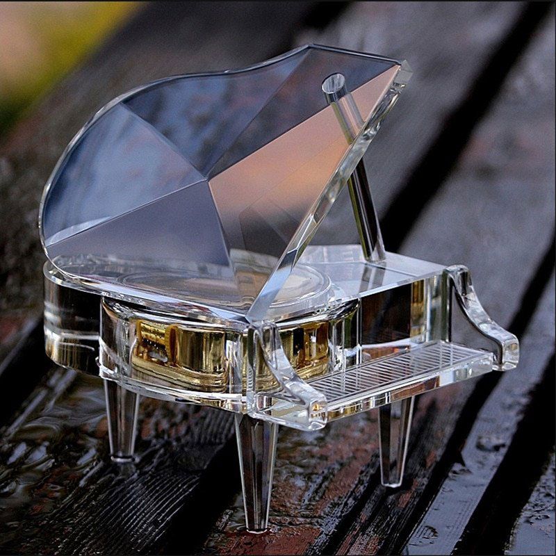 HỘP NHẠC PIANO PHA LÊ - CỐT NHẠC TỐT (CRYSTAL PIANO MUSIC BOX)