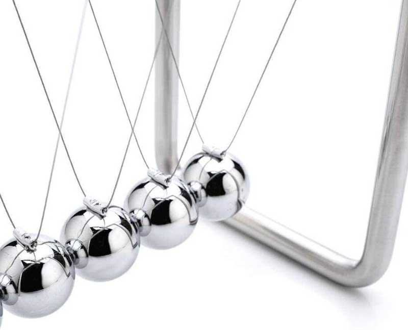 Con lắc Newton, mẫu không đế (Newton's Cradle Balance Balls)