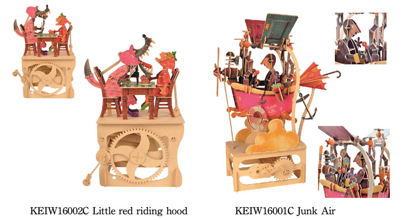 Lắp ráp mechanical Model Little Red Ridding Hood, Junk Air by Model Shop