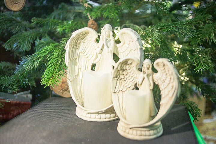 Tượng Thiên Thần Đế Nến Lớn-Nhỏ (Angel Candle Holder)