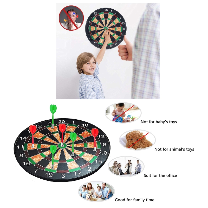 Khi chơi phóng phi tiêu - Bảng Phi Tiêu Nam Châm(Magnet DartBoard) giúp ích gì cho chúng ta?  Phi tiêu là một môn thể thao thường được chơi tại gia đình hay trong văn phòng hiện đại, giúp người chơi giảm căng thẳng, mệt mỏi do áp lực học tập và công việc. Để thành công trong trò chơi này cần có sự kết hợp linh hoạt giữa cơ bắp và các khớp ngón tay, cổ tay và khuỷ tay. Chính vì vậy, phi tiêu cũng cải thiện khả năng kiểm soát chính xác các dây thần kinh cơ bắp.   Phi tiêu cũng có thể làm giảm mệt mỏi thị giác và "tập thể dục" thị lực, rất phù hợp để thư giãn mắt với những người thường xuyên sử dụng máy tính. Không chỉ dừng lại là một trò chơi, phi tiêu còn là một bài tập vận động cho toàn bộ cơ thể.   Thường xuyên chơi phi tiêu cũng có thể điều chỉnh trạng thái tinh thần, nâng cao tâm trạng và tâm lý một cách tốt nhất.   Là một trò chơi thú vị và đầy thử thách, xây dựng sự phối hợp tay và mắt mạnh mẽ. Tạo cảm giác thích thú khi chinh phục được những điểm số mới.