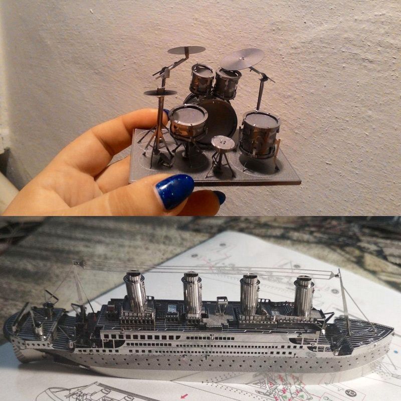 LẮP RÁP 3D KIM LOẠI (3D LAZER CUT MODEL KITS)