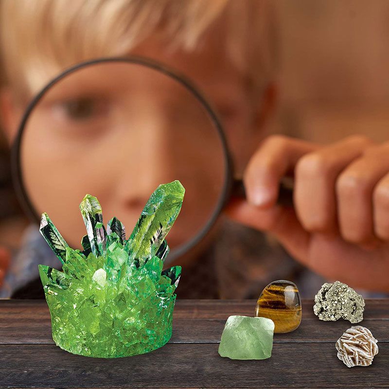 Bộ Kit Khoa Học/ Đá Quý/ Khảo cổ Stem chính hãng NATIONAL GEOGRAPHIC Earth Science Kit - Over 15 Science Experiments & STEM Activities for Kids, Includes Crystal Growing Kit, Volcano Science Kit