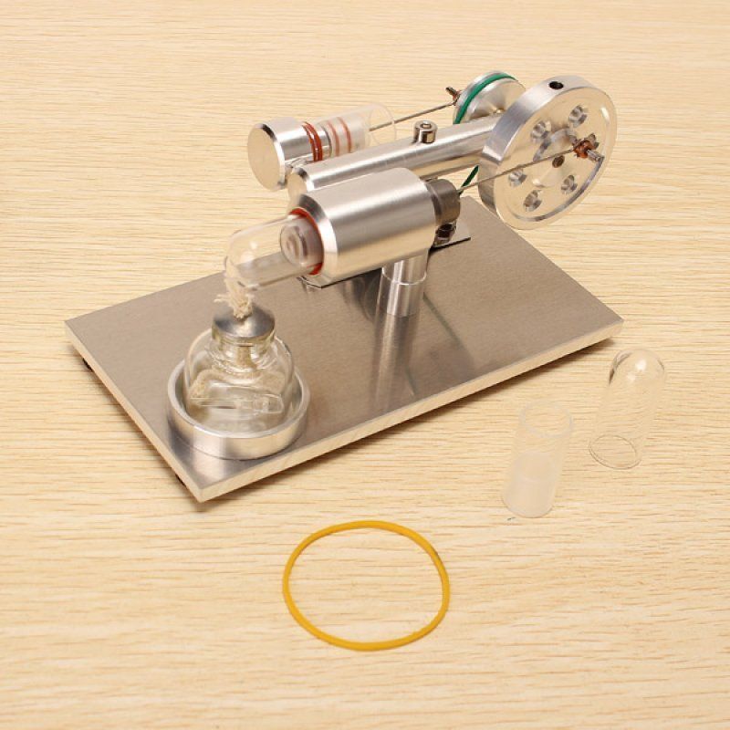 Mô hình Động Cơ Đốt Trong Kim Loại (Stirling Engine)