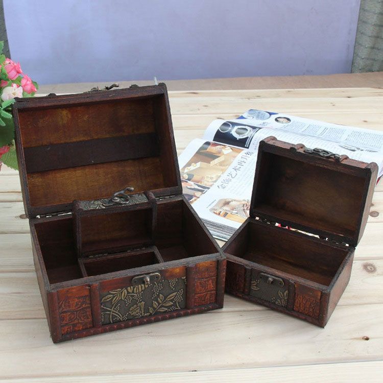 Bộ 3 Hộp gỗ Retro (Mini Box Set)