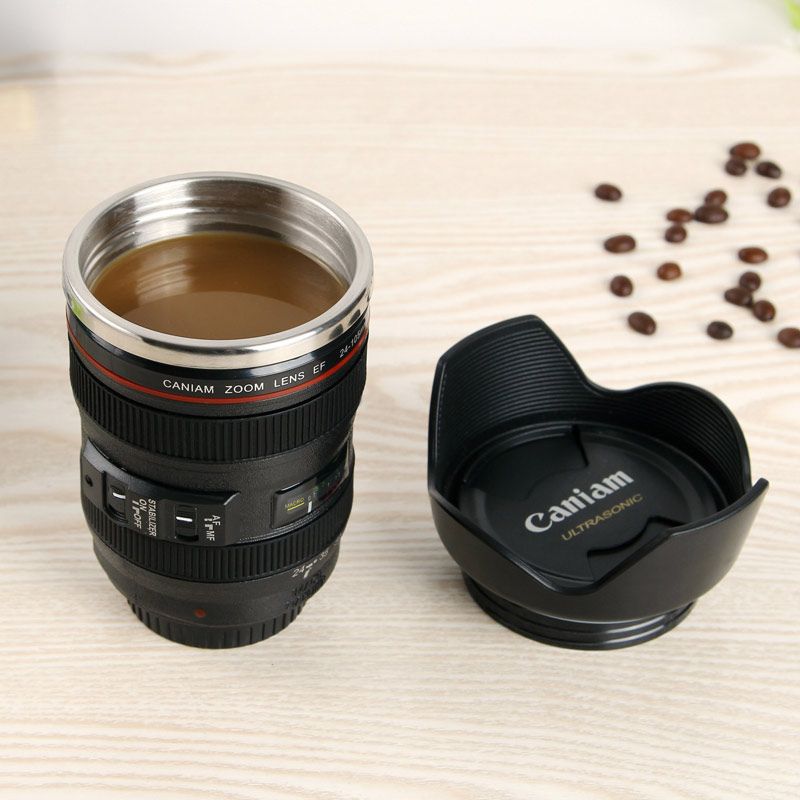 LY LENS CANON EF24-105MM - LỚP LÓT INOX (CANON LENS THERMOS MUG)