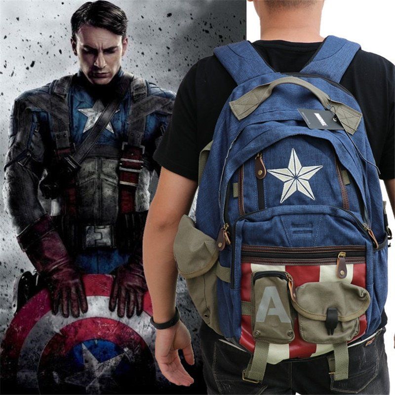 BALO PHIÊN BẢN SIÊU ANH HÙNG MARVEL CAPTAIN AMERICAN BACKPACK