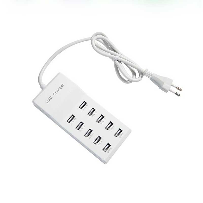 Bộ sạc 10 cổng USB Bộ sạc đa cổng Bộ sạc điện thoại di động máy tính bảng