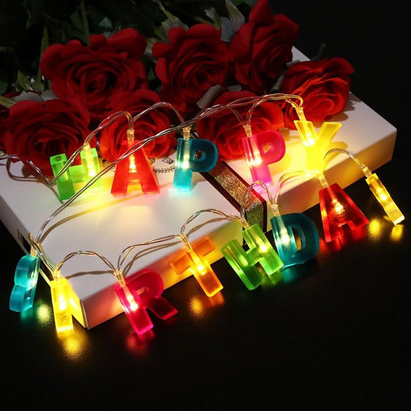 ĐÈN DÂY TRANG TRÍ SINH NHẬT (HAPPY BIRTHDAY LED STRING)