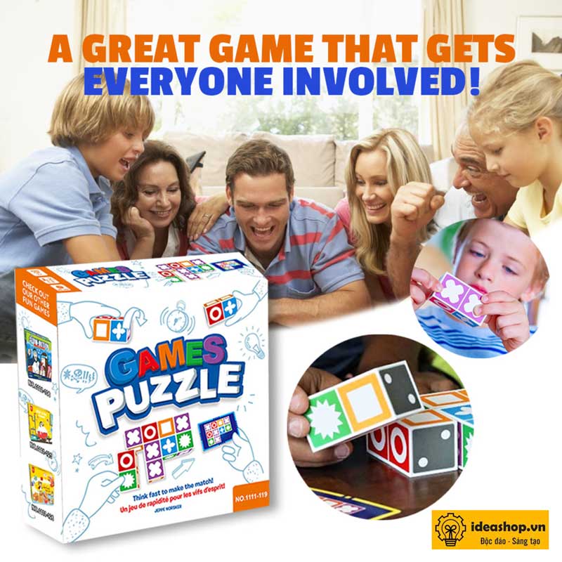 Đồ chơi xếp hình luyện Tư Duy Phản Xạ Games Puzzle