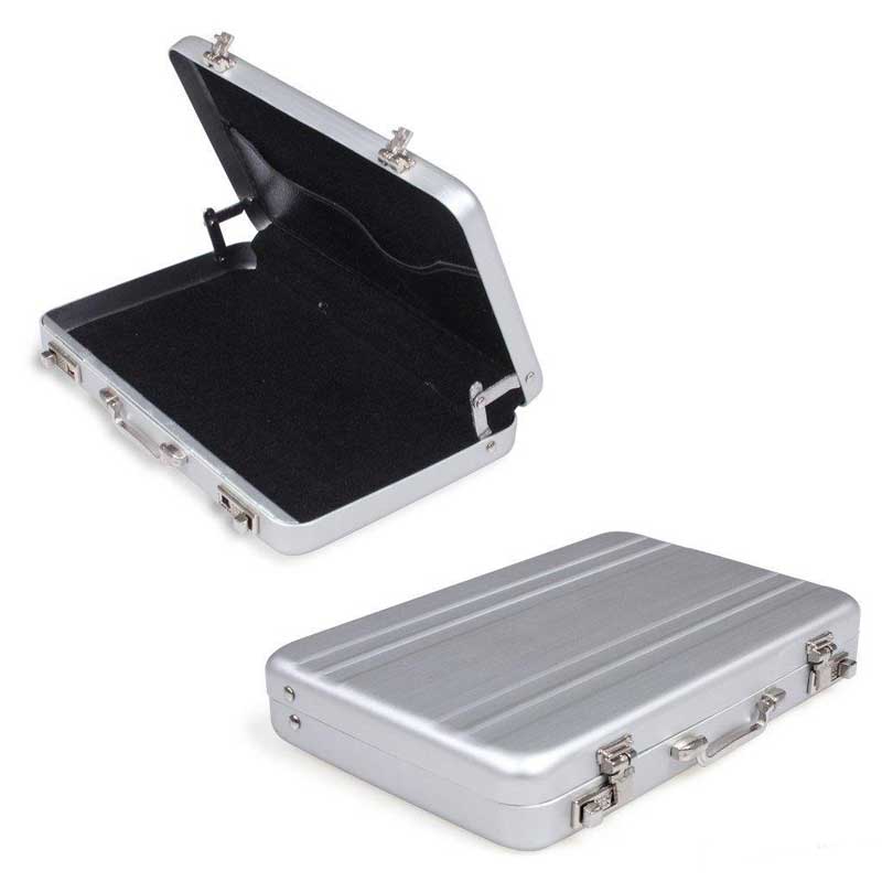 HỘP ĐỰNG CARD HÌNH VALY NHÔM ĐỘC ĐÁO (METAL MINI BRIEFCASE HOLDER)