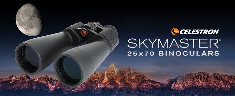 Ống nhòm Celestron SkyMaster 25X70 - Ống nhòm ngoài trời và thiên văn - Độ phóng đại 25x mạnh mẽ