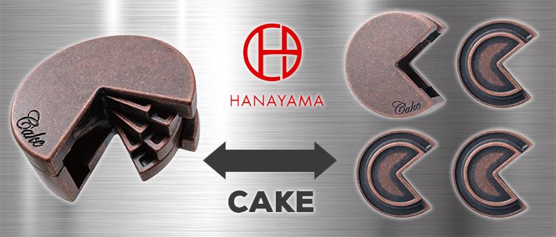 huzzle hanayama level 4 cast cake