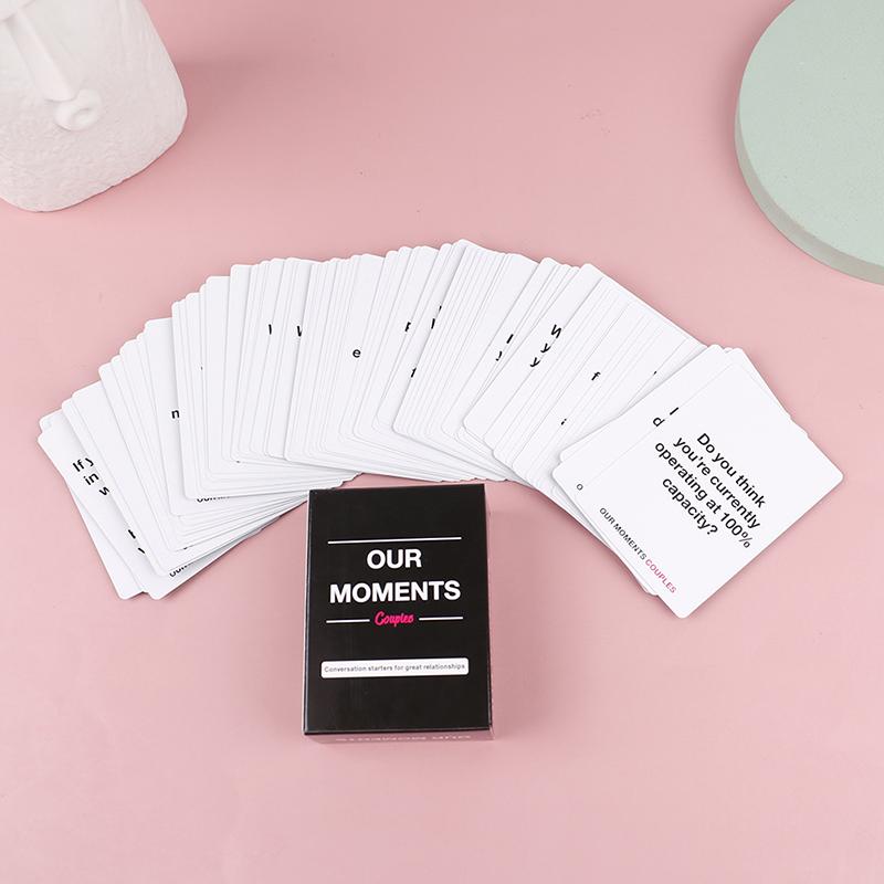 Thẻ bài dành cho Tình Nhân Đồ chơi cặp đôi phiên bản Tiếng Anh Board Game Our Moments Couples