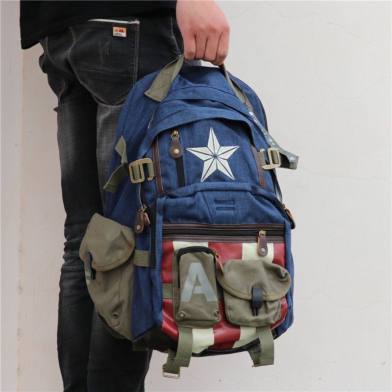 BALO PHIÊN BẢN SIÊU ANH HÙNG MARVEL CAPTAIN AMERICAN BACKPACK