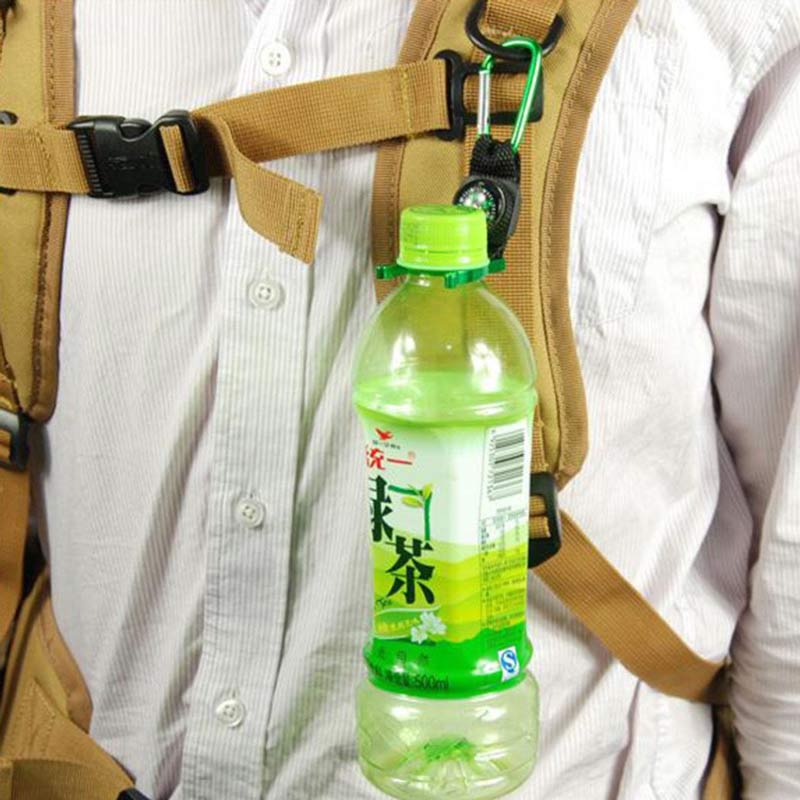 Móc treo chai nước (Carabiner Bottle Holder with Compass)