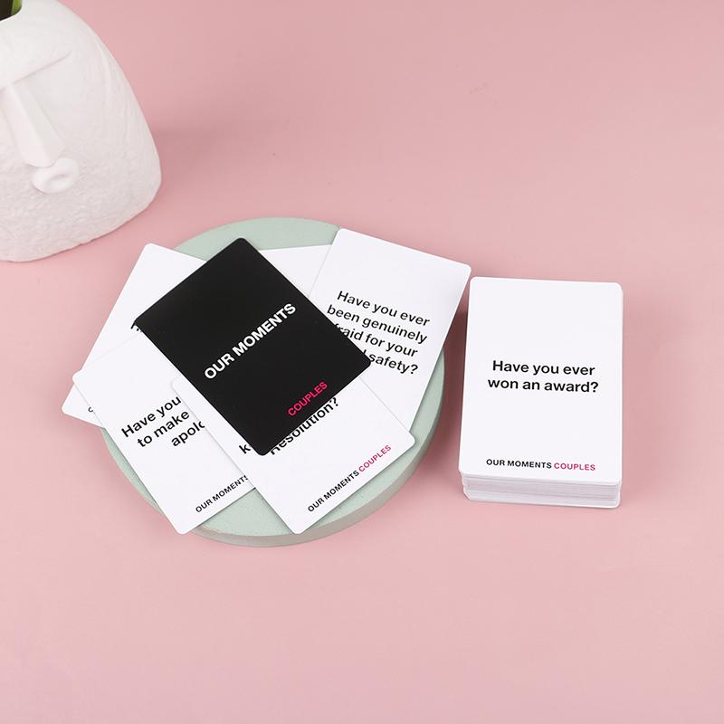 Thẻ bài dành cho Tình Nhân Đồ chơi cặp đôi phiên bản Tiếng Anh Board Game Our Moments Couples
