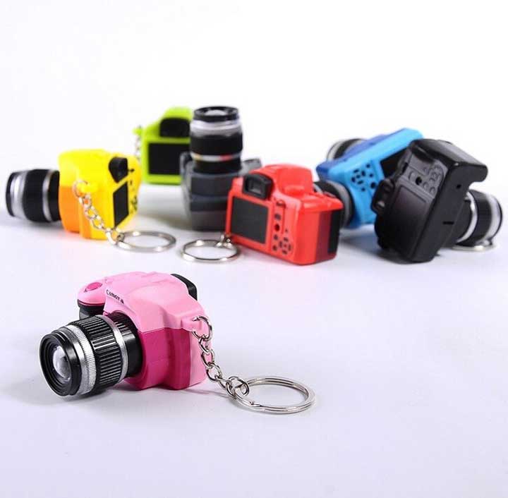 MÓC KHÓA HÌNH MÁY ẢNH CANON (MINI CAMERA KEYCHAIN)