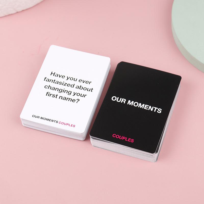 Thẻ bài dành cho Tình Nhân Đồ chơi cặp đôi phiên bản Tiếng Anh Board Game Our Moments Couples