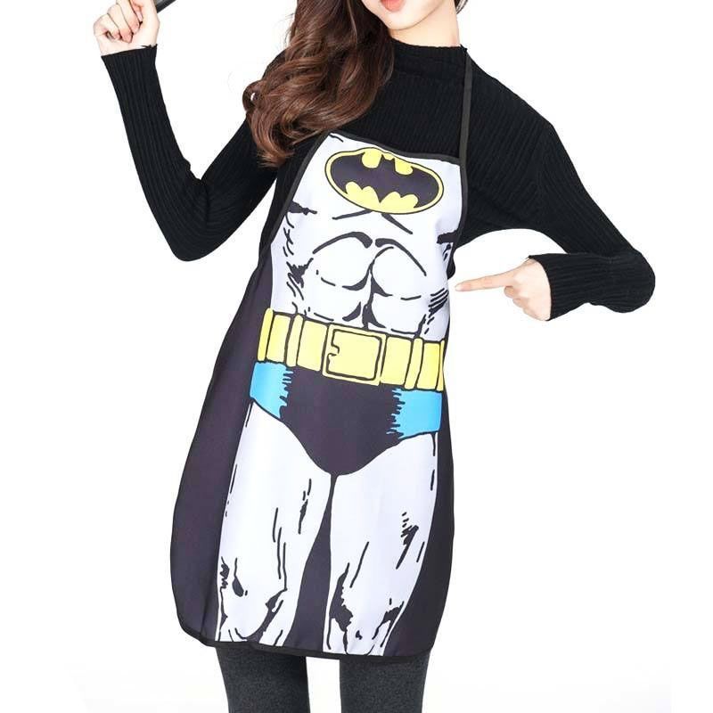 Tạp dề Siêu nhân, Siêu Anh hùng (Batman, Superman, Captain America Apron)