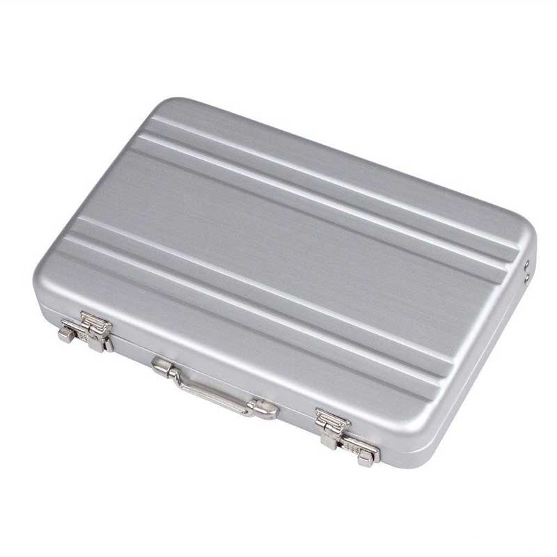 HỘP ĐỰNG CARD HÌNH VALY NHÔM ĐỘC ĐÁO (METAL MINI BRIEFCASE HOLDER)