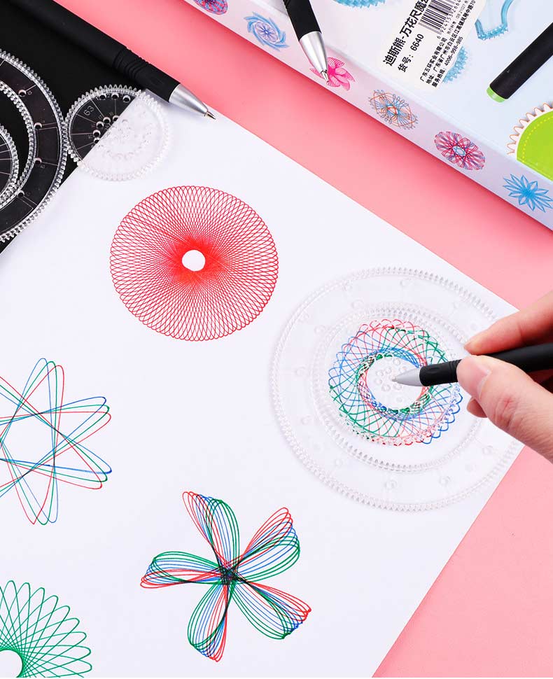 thước vẽ sáng tạo spirograph