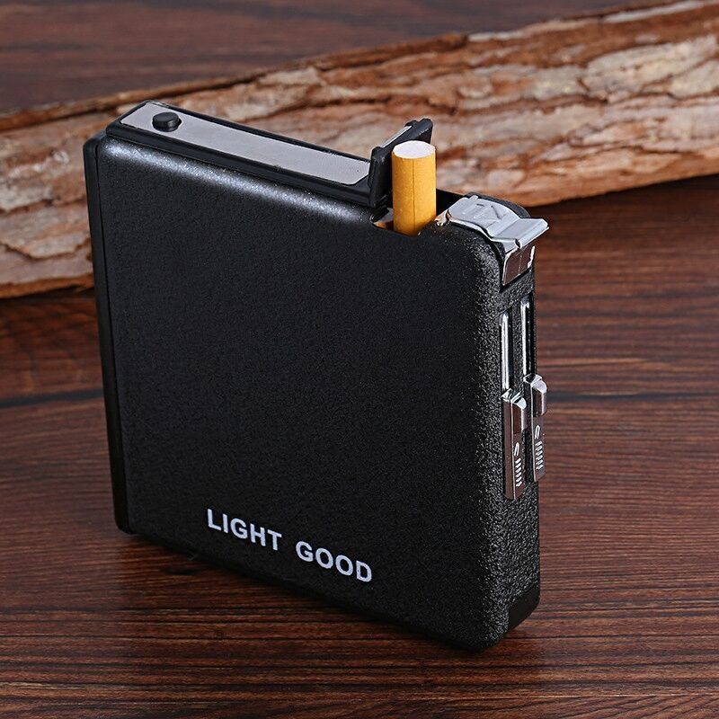 Vương quốc Hộp thuốc lá tự động - Bật Lửa (Automatic Dispensing Cigarette Case With Lighter)