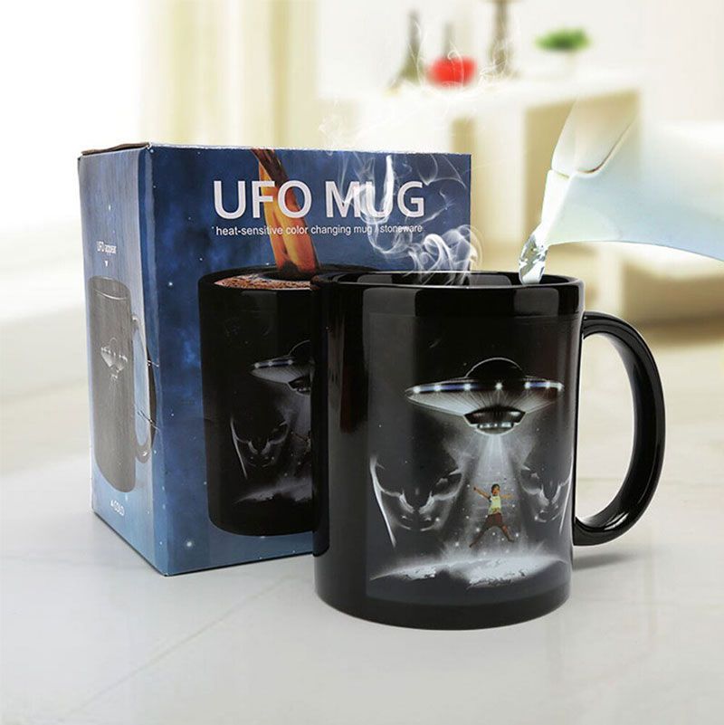 Ly sứ đổi màu hình đĩa bay UFO