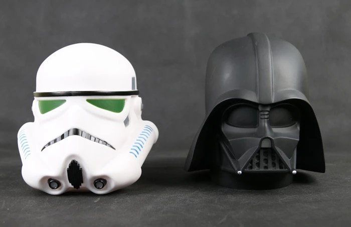 Ống heo hình nhân vật Star Wars (Star Trooper, Darth Vader Figure Piggy Bank)