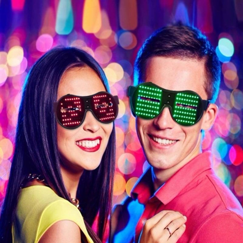 Mắt kính đèn led phát sáng giá rẻ độc đáo Light Glasses