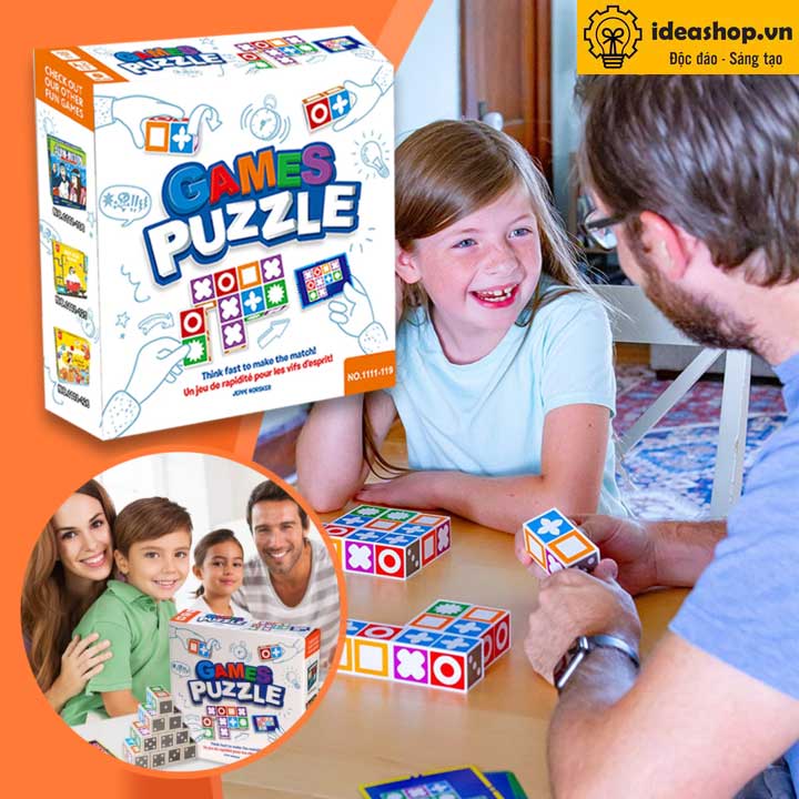 Đồ chơi xếp hình luyện Tư Duy Phản Xạ Games Puzzle