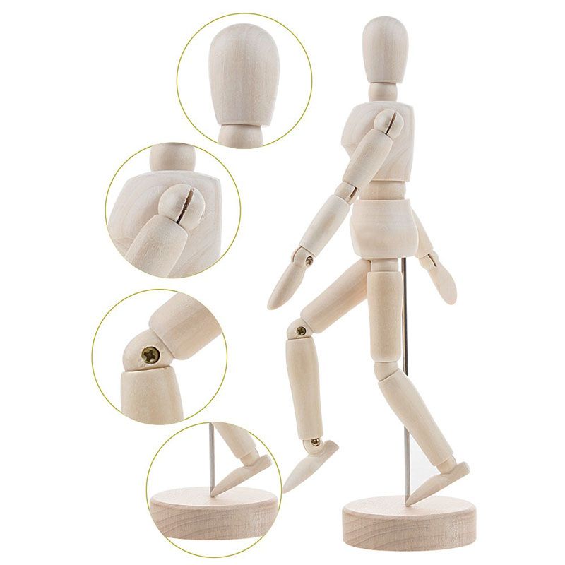 MANNEQUIN NGƯỜI GỖ VẼ HOẠT HOẠ KIẾN TRÚC (WOODEN MANNEQUIN)