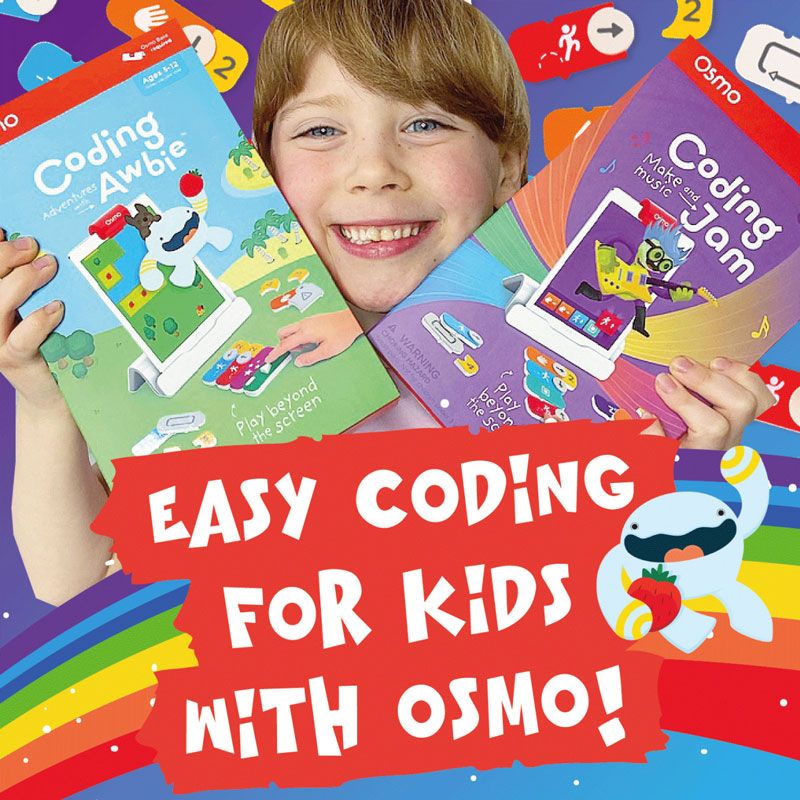 Đồ chơi lập trình căn bản Osmo Phần mở rộng  Osmo Coding Jam Osmo - Coding Jam - Ages 6-12 - Music Creation, Coding & Problem Solving - For iPad or Fire Tablet (Osmo Base Required)