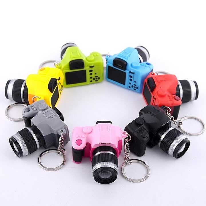 MÓC KHÓA HÌNH MÁY ẢNH CANON (MINI CAMERA KEYCHAIN)