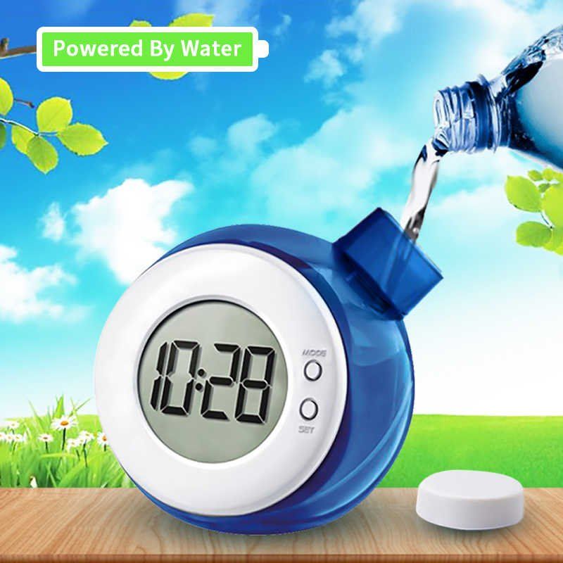 Đồng hồ chạy bằng Nước - Loại lớn (Eco-Friendly Water-Powered Clock with Alarm)