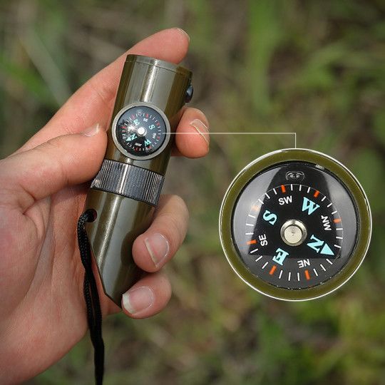 Còi sinh tồn đa năng 7 trong 1 (Survival Whistle)