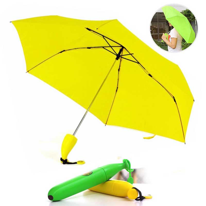 DÙ HÌNH TRÁI CHUỐI UMBANANA (FOLDABLE BANANA UMBRELLA)