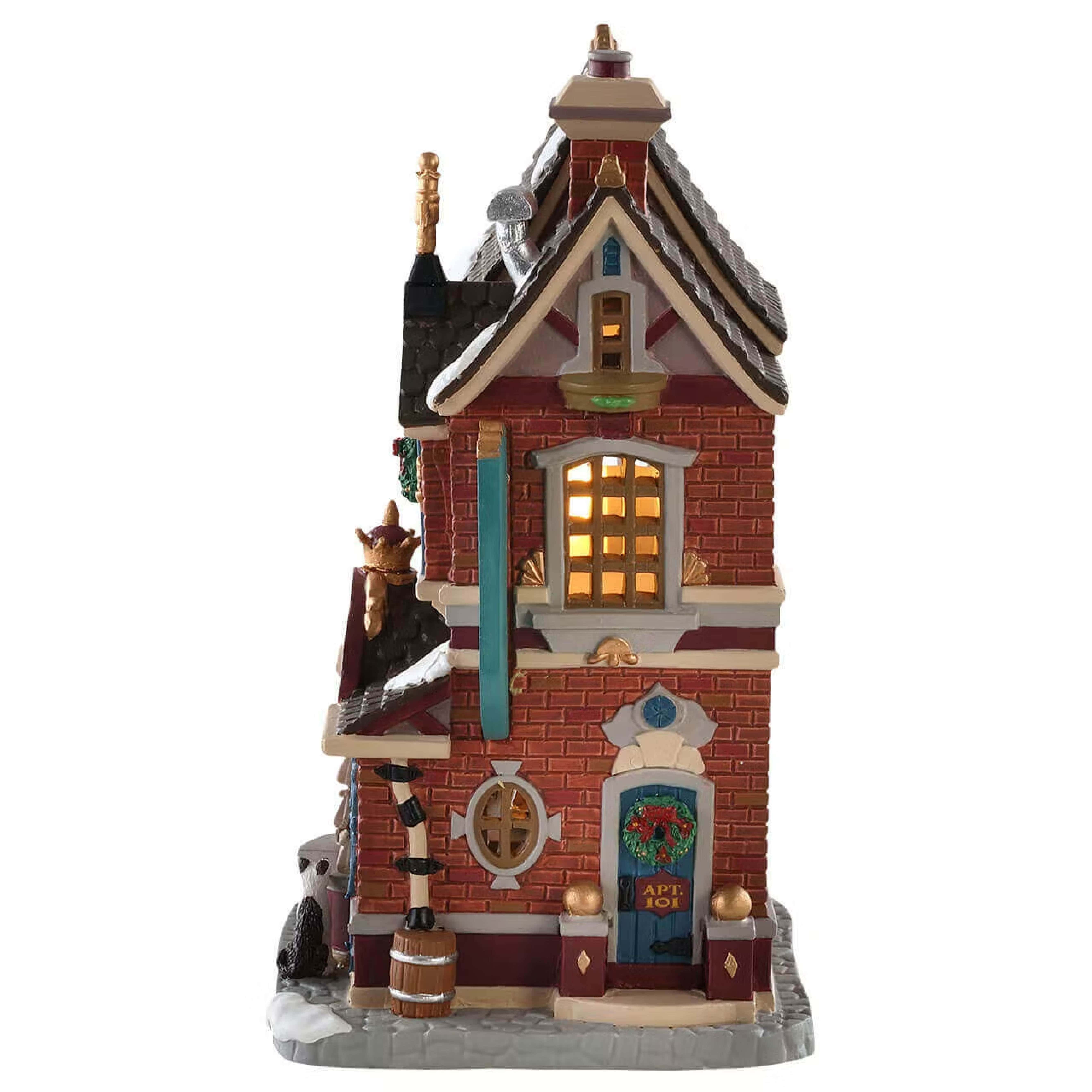 Tượng trang trí giáng sinh cao cấp Lemax Chestnut King Christmas Village Building