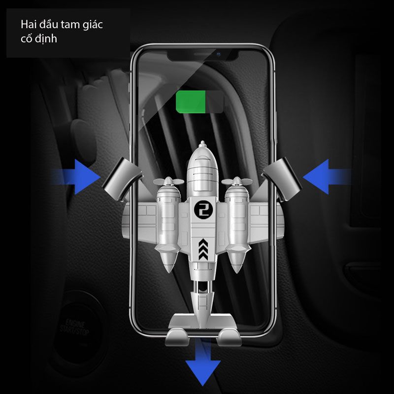 Giá đỡ điện thoại di động trên ô tô - mẫu Máy Bay