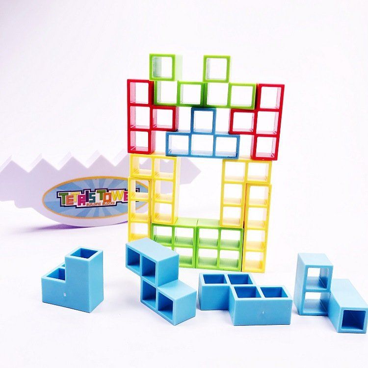 Đồ chơi nhóm Xếp gạch giữ thăng bằng Tetris Tower Balance Block