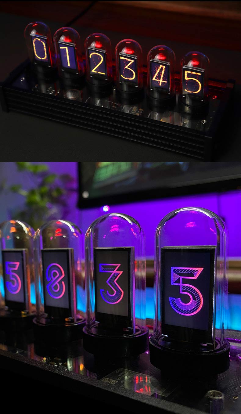 ĐỒNG HỒ TRANG TRÍ ĐỂ BÀN ĐÈN ỐNG NIXIE - NIXIE CLOCK