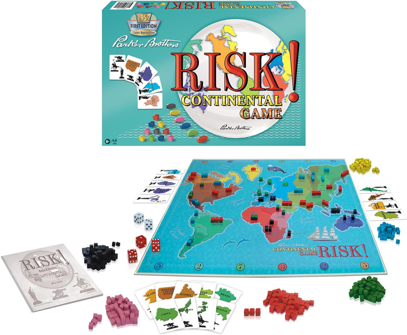 Boardgame Thẻ Bài Tiếng Anh Winning Moves Games Risk 1959 6347