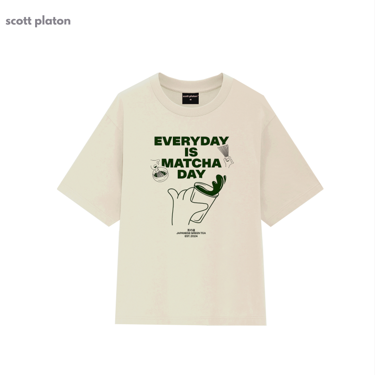 Áo Everyday is matcha day