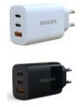 Củ sạc nhanh PD65W + QC3.0 Philips DLP6333CB/74 màu đen