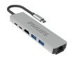 Hub 6 in 1 USB C to HDMI+USB*2+PD+RJ45 Philips SWV6116G/97