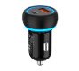 Tẩu sạc nhanh dùng trên ô tô PD38W 1PD+1QC Car Charger Philips DLP2552PB/97 màu đen